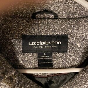 Liz Claiborne Charcoal Outerwear Coat